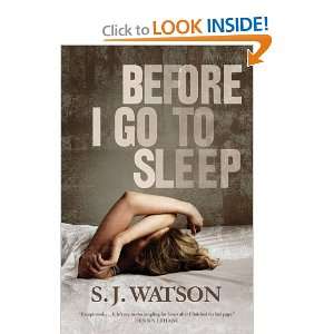  Before I Go To Sleep (9781443404068) S. J. Watson Books