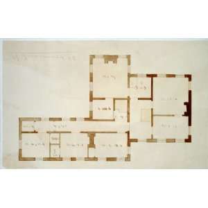  House,33 Commercial Street. Floor plan,1830 1860 