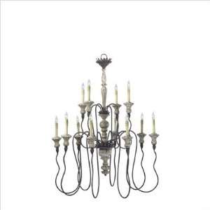   Provence Twelve Light Chandelier in Carriage House