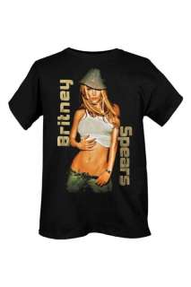 Britney Spears Gold Foil Slim Fit T Shirt  