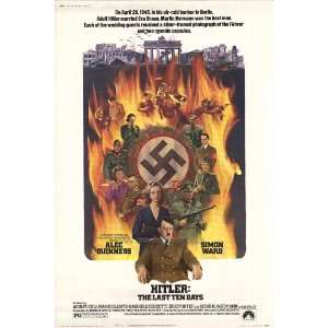 Hitler the Last 10 Days (1973) 27 x 40 Movie Poster Style A  