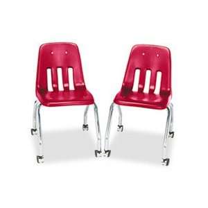  Standard Teachers Chair, 18 5/8 x 21 x 30, Red, 2/Carton 