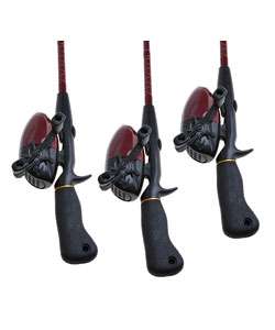 Three Rod and Reel Spincast Family Pack  