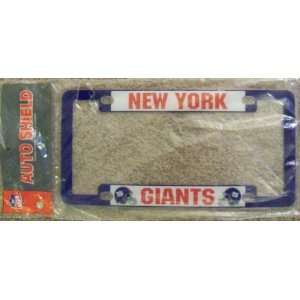  NEW YORK GIANTS FOOTBALL LICENSE PLATE COVER NEW 
