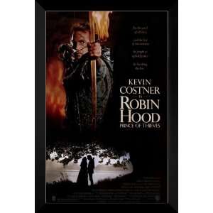  Robin Hood Prince of Thieves FRAMED 27x40 Movie Poster 