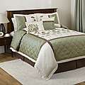 Lush Decor Dawn Ivory/ Green 6 piece King size Comforter Set
