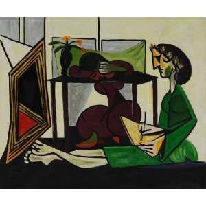  Picasso Paintings Interior with a Girl Drawing