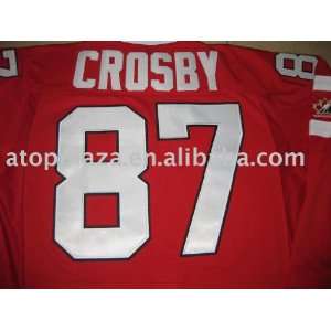 team canada #87 crosby red winter olympics hockey jersey  
