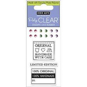  Handmade Tags Clear Unmounted Rubber Stamp Set (CL398 