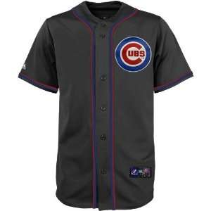  Majestic Chicago Cubs Charcoal Fashion Replica Jersey 
