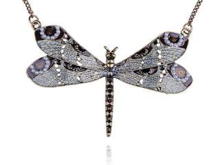   Dragonfly Butterfly Bug Pearl Bead Elegant Pearl Bead Fashion Necklace