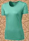 WOMENS SMARTWOOL MICROWEIGHT TEE TURQUOISE Medium 13 43