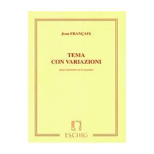  Tema con Variazioni (Theme and Variations) Unknown 
