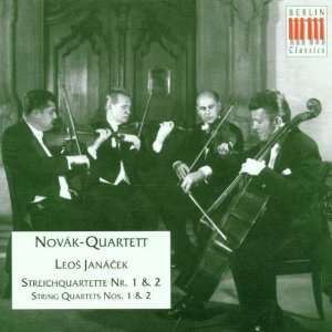  String Quartets 1 & 2 Janacek, Novak Quartet Music