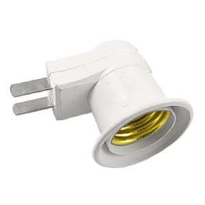   220V On/Off Switch E27 Lamp Holder to 2 Flat Pin Wall Plug Home