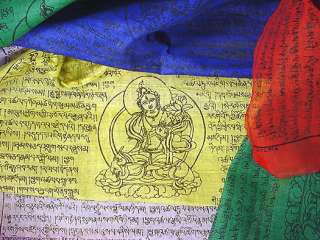 Tibetan Prayer Flags ~ GODDESS TARA ~ Large Cotton Roll  