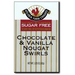   Sugar Free Chocolate & Vanilla Nougat Swirls   3.25 Oz Pack, 6 Packs