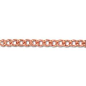  Copper Plated Medium Curb Chain Arts, Crafts & Sewing