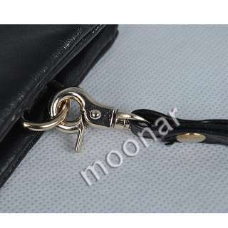   Style Faux Leather Rivet Lady Girls Clutch Purse Wallet Bag  