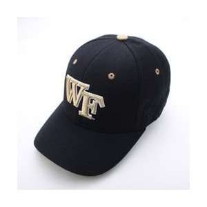  Wake Forest Demon Deacons Logo Fitted Hat (Black) Sports 