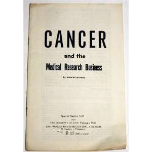 Cancer and The Medical Research Business The Optimistic 