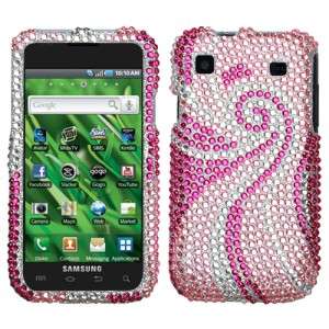 Pink Tail Crystal Bling Case Cover for Samsung Galaxy S 4G T959V