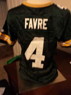 Womens Reebok NFL Packers Brett Favre Home Jersey NWT L  