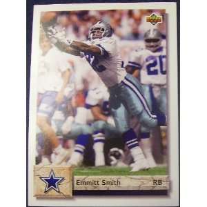  1992 Upper Deck #254 Emmitt Smith   Dallas Cowboys Sports 