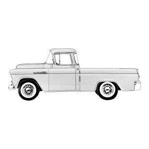  1956 Chevrolet 3100 Classic Truck   General Motors Wood 
