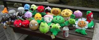 16PCS Plants Vs Zombies Stuffed Soft Plush Toy Doll set  
