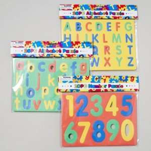  Alphabet & Numbers Foam Puzzle Toys & Games