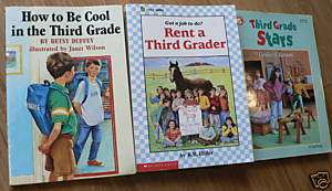 Lot of 3 Third Grade Stories Paperback Chapter Books  