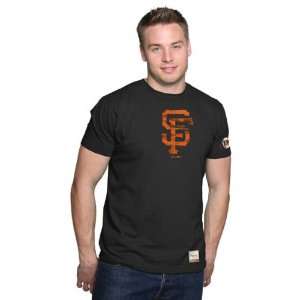 San Francisco Giants Fashion T Shirt Majestic Select Black SF 