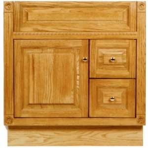  Oak 1DR/2Draw Vanity