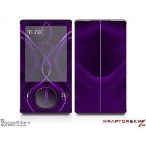 Zune 80/120GB Skin Kit   Abstract 01 Purple plus Free Screen Protector 