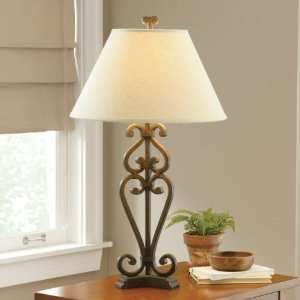  Linden Street Iron Scroll Table Lamp