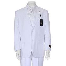 Ferrecci Mens Two button White Suit  