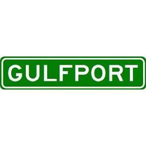  GULFPORT City Limit Sign   High Quality Aluminum Sports 