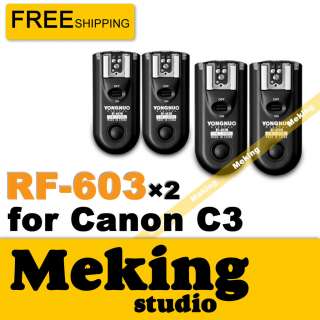   RF 603 2.4GHz Radio Wireless Remote Flash Trigger C3 for CANON  