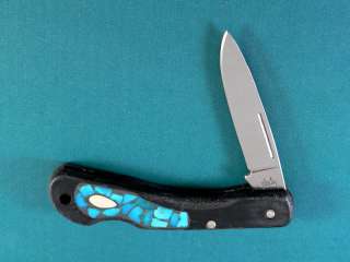 CASE XX MINI BLACKHORN KNIFE Lockback USA 059L Turquoise 2005   U.S.A 
