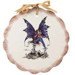 Amy Brown Fairy Hand painted Wall Hanging  