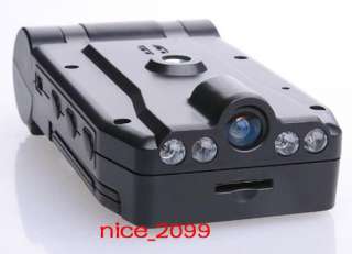 Dual Camera car camera wide angle 8LED rotation driving recorder DVR 
