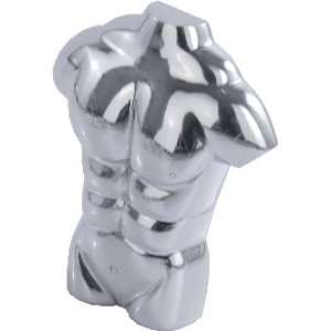  Small Aluminum Male Torso Sculpture