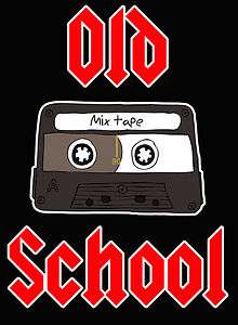   Tee Shirt Old School Cassette Tape Player 80s Tshirt 80 style  
