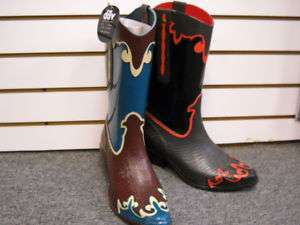 DAV Western Cowboy Boots, Calico, Multi sizes & Colors  