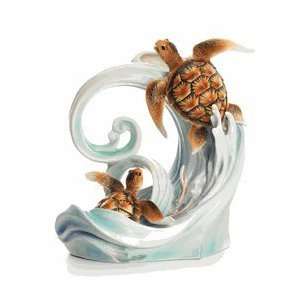 Franz Porcelain Turtle vase