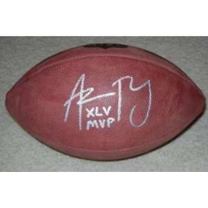  Autographed Aaron Rodgers Football   XLV MVP   Autographed 