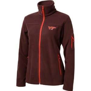   Womens Maroon Columbia Give And Go Full Zip Jacket