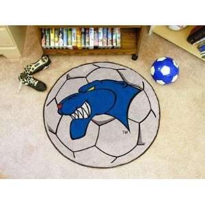   By FANMATS Georgia State University Soccer Ball Rug