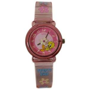   Tunes Tweety Bird Jelly band watch  Rotating Disk Toys & Games